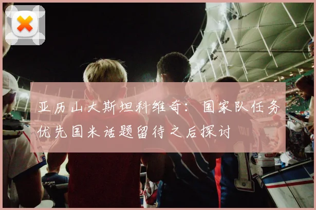 亚历山大斯坦科维奇：国家队任务优先国米话题留待之后探讨